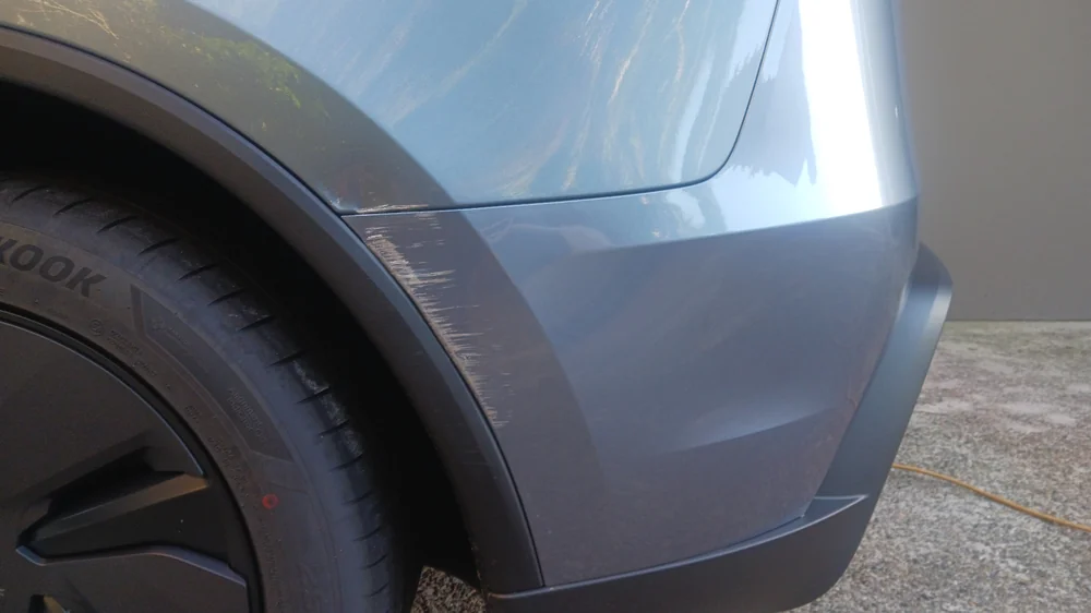 Mobile car paint repair in progress in Sydney